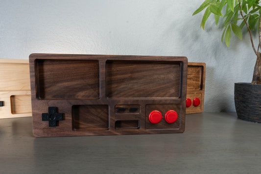 Gamer Drop Zone – Retro Gaming Valet Tray
