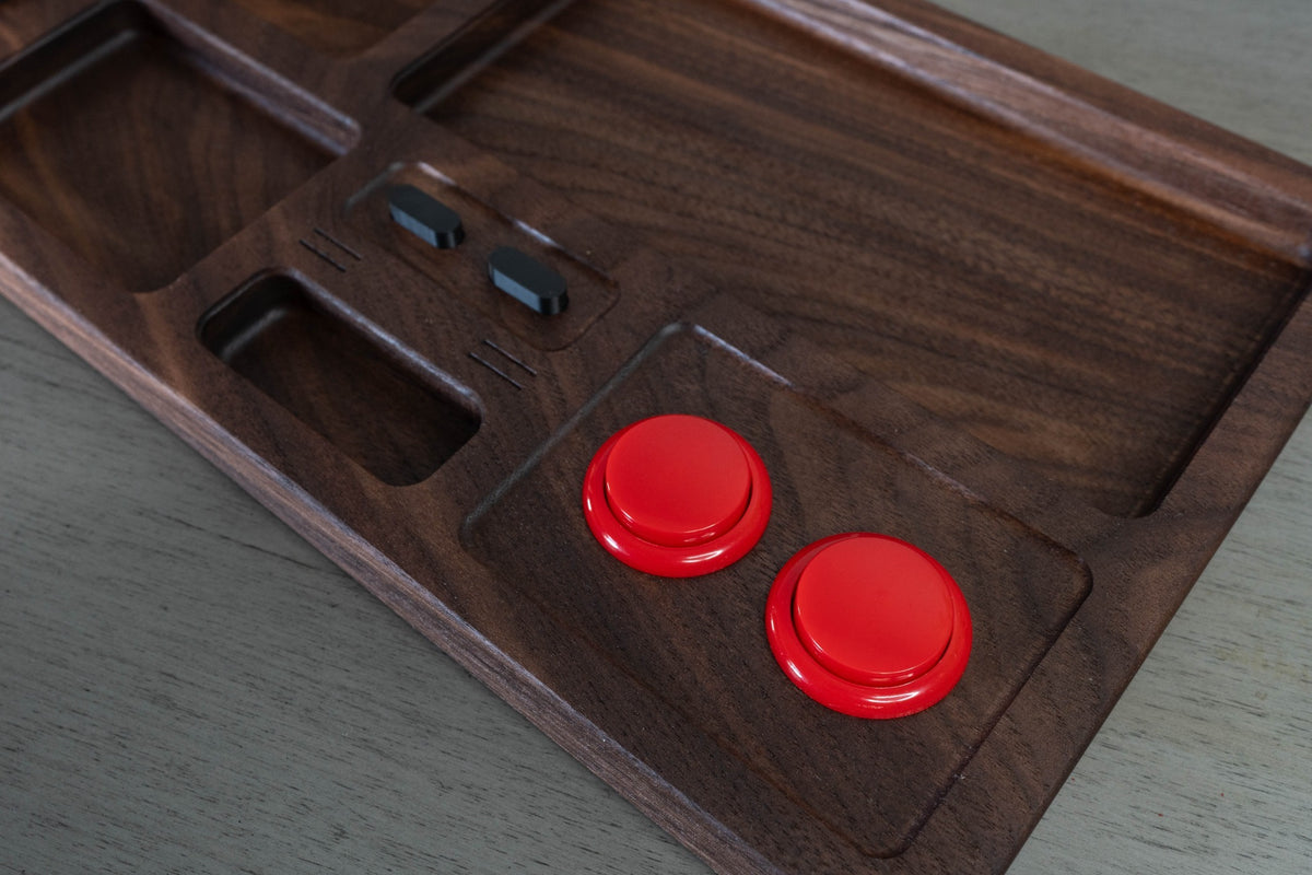 Gamer Drop Zone – Retro Gaming Valet Tray