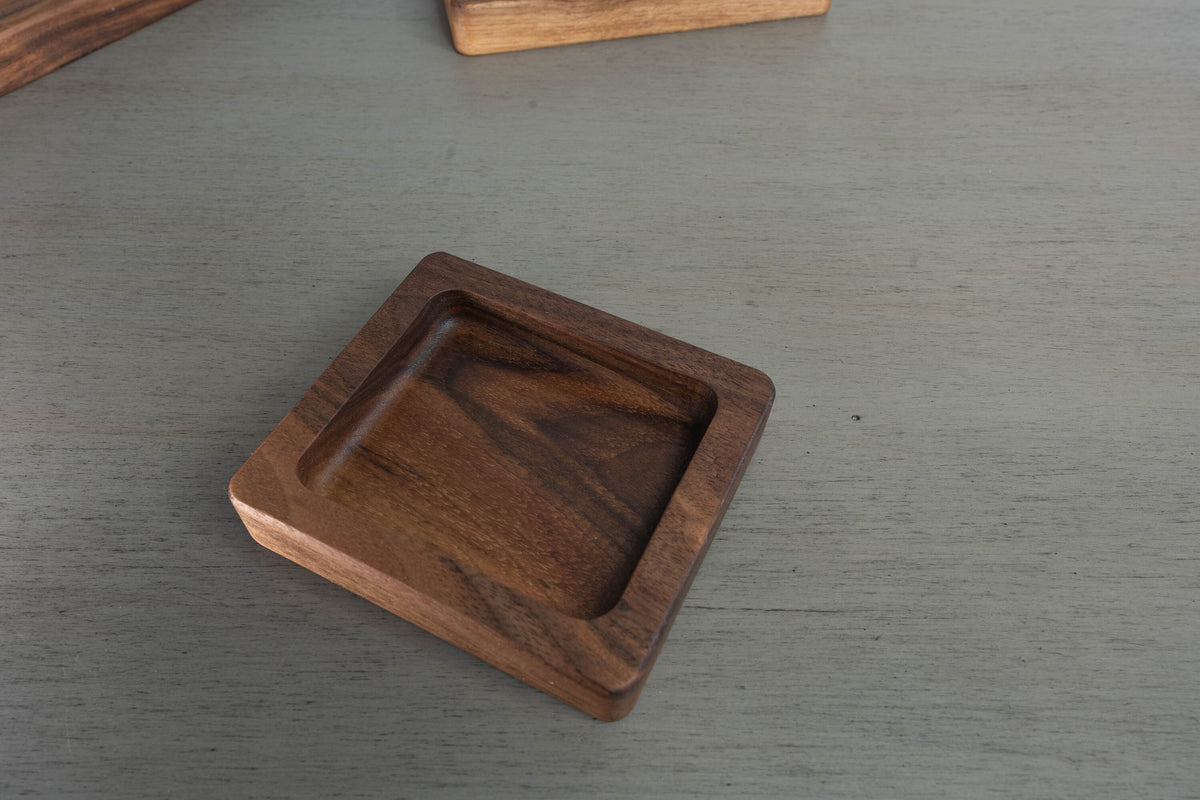 Handcrafted Hardwood Soap Dish & Countertop Tray